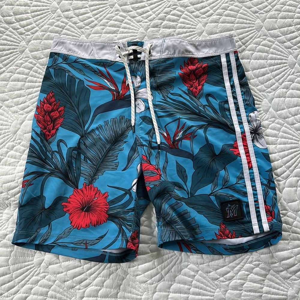 Marlins Hurley Swim Shorts